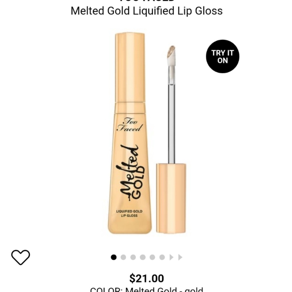 Too faced melt d gold